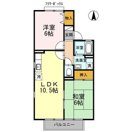 コレージュコート　C棟の物件間取画像